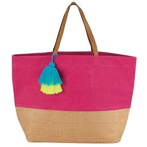 Mud Pie beach/travel tote